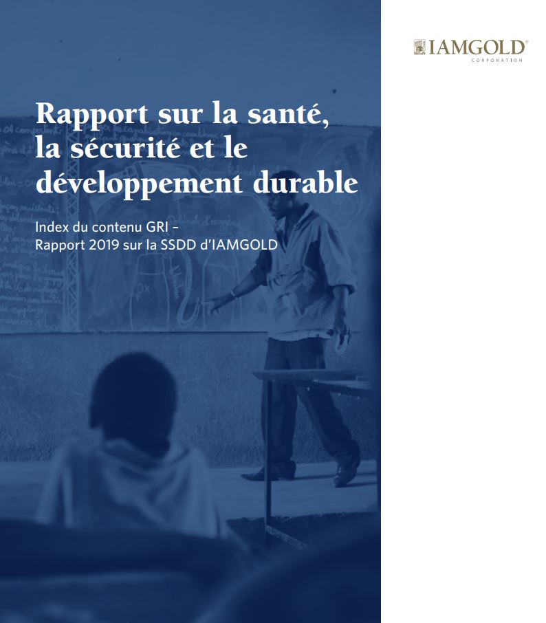 Index du contenu GRI 2019