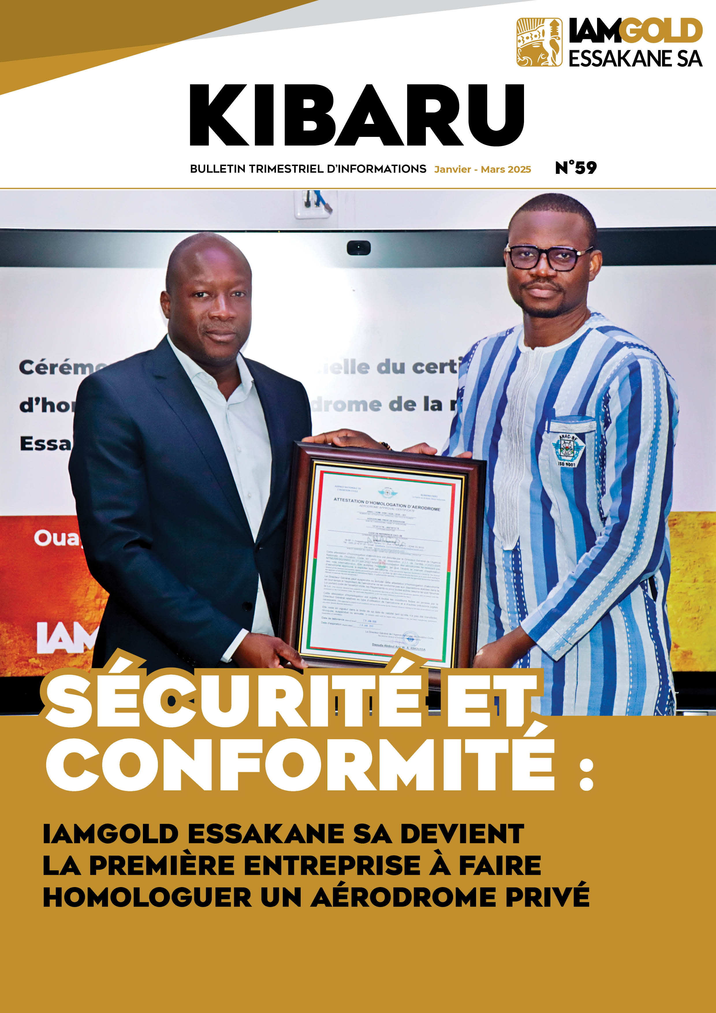 KIBARU N° 65 Bulletin trimestriel d'information